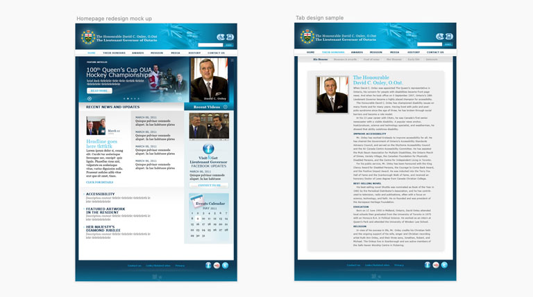 LG Redesign Website Course Project